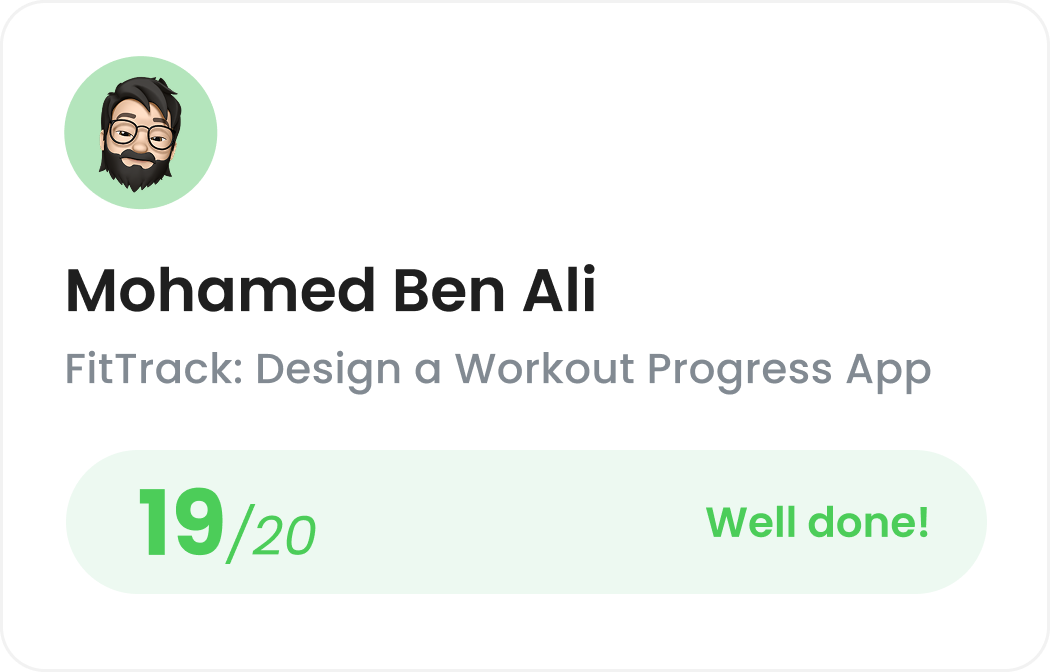 AI-powered grading interface