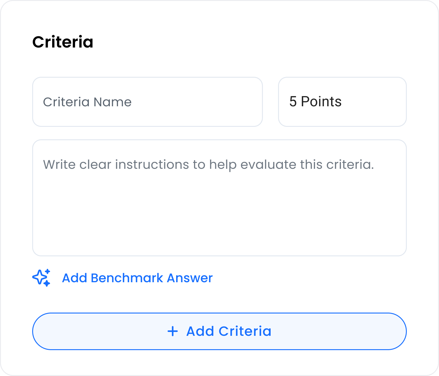 AI-powered grading interface